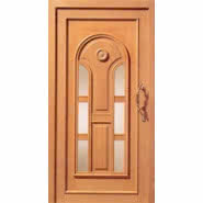 Drzwi drewniane z wypełnieniami