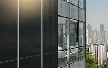 Systemy okienne i fasadowe z modułami fotowoltaicznymi Schüco