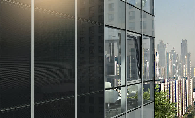 Systemy okienne i fasadowe z modułami fotowoltaicznymi Schüco