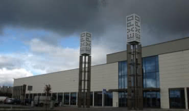 Hala EXPO Kraków z elewacją Baumit