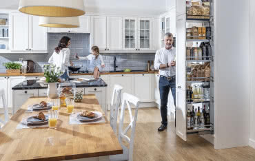 System Dispensa Peka do wygodnego przechowywania w kuchni