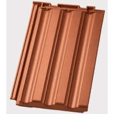 Dachówka zakładkowa Nibra® -MS 5 z potrójną niecką