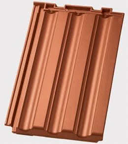 Dachówka zakładkowa Nibra® -MS 5 z potrójną niecką