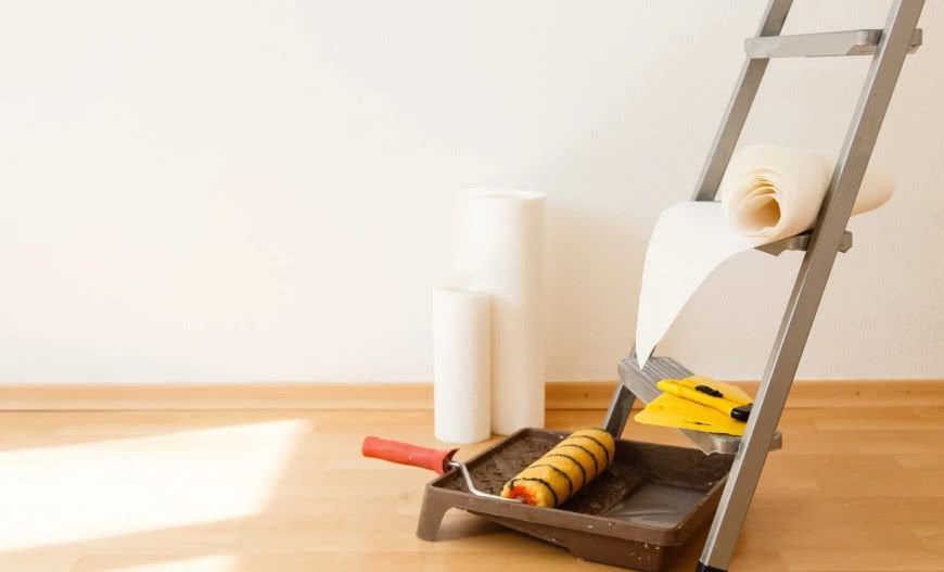 Tapety ścienne do malowania i farba do tapet 