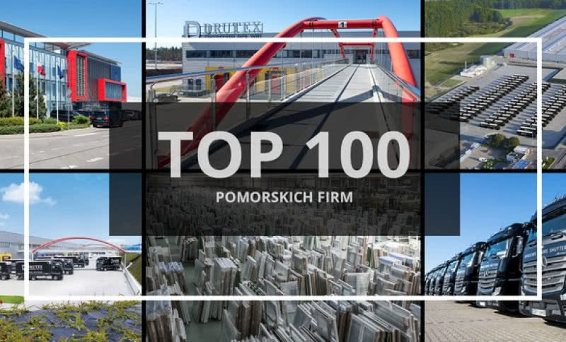Drutex w czołówce rankingu Top 100 Pomorza