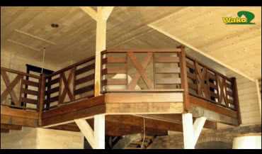 Wako Domy Drewniane - montaż domu z bali