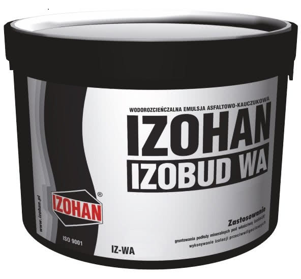 Wodorozcieńczalna emulsja asfaltowo-kauczukowa IZOHAN IZOBUD WA