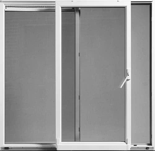 Tarasowe drzwi suwane z PVC na rolkach