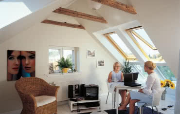 Adaptacja poddasza - okna