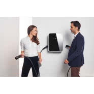 Dwustanowiskowa stacja ładowania pojazdów elektrycznych eMH3 TWIN 22kW