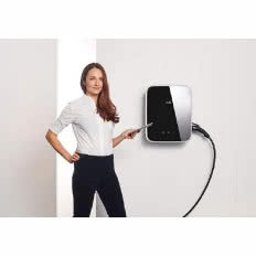 Jednostanowiskowa stacja ładowania pojazdów elektrycznych eMH3 SINGLE 22kW