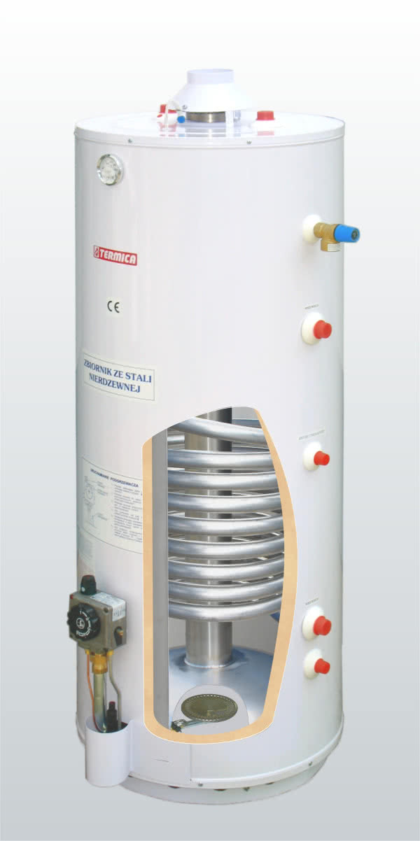 Gazowe podgrzewacze wody z wężownicą
