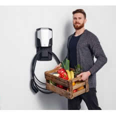 Domowa stacja ładowania pojazdów elektrycznych eMH1 7.2kW z gniazdem 