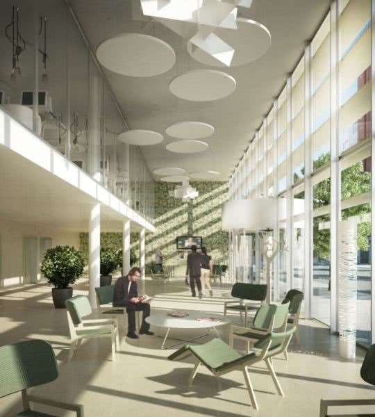 Podwieszane wyspy akustyczne Eclipse