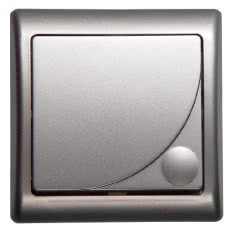 Łącznik podtynkowy ŁP-1FB SREBRO