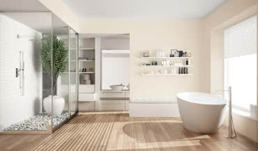 Jakie kolory z palety Beckers Designer Kitchen & Bathroom sprawdzą się w przytulnej łazience?