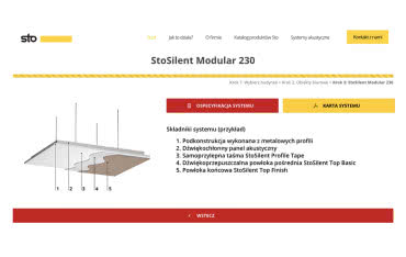 Konfigurator akustyki online opracowany przez STO