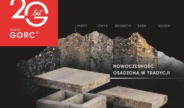 Ogrodzenia łupane GORC mają juz 20 lat