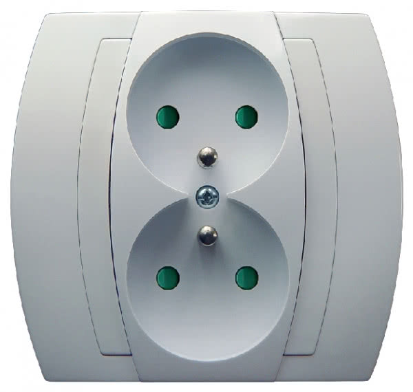 Gniazdo podtynkowe GP-2JZP