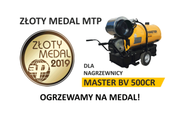 Złoty medal MTP dla nagrzewnicy MASTER BV 500CR