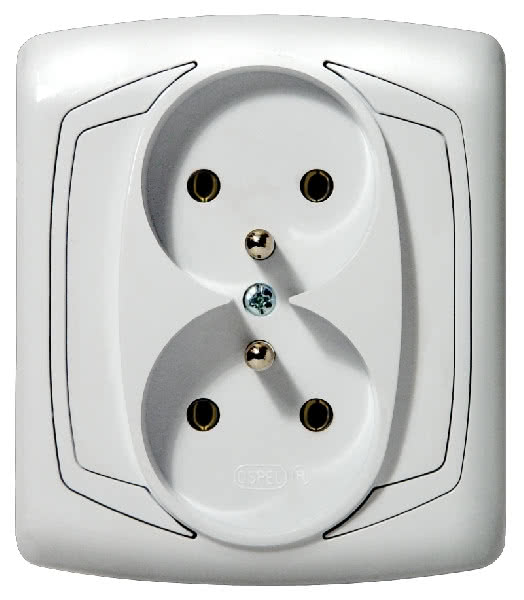 Gniazdo podtynkowe GP-2CZ