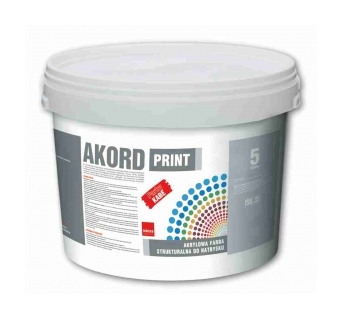 Farba strukturalna do natrysku AKORD PRINT