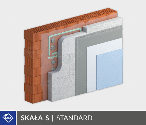 SKAŁA S System dociepleń na styropianie