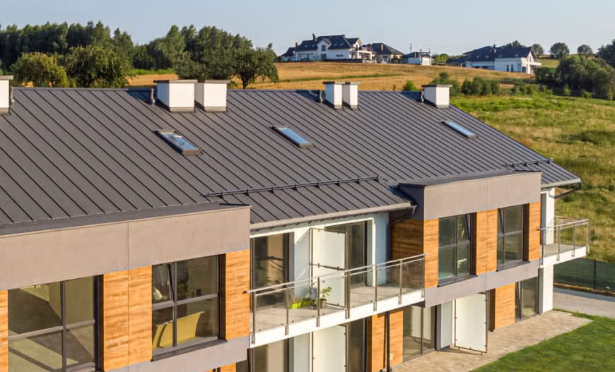 Blacha na rąbek - hit nie tylko na nowoczesnych domach