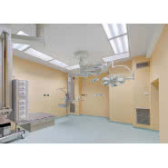 Akustyczne płyty sufitowe Rockfon z linii higienicznej MediCare Block