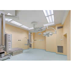 Akustyczne płyty sufitowe Rockfon z linii higienicznej MediCare Block