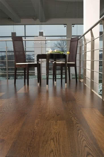 Deska Dąb Cocoa - drewno opalane