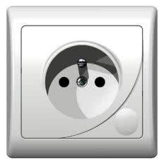 Gniazdo podtynkowe GP-1FZ