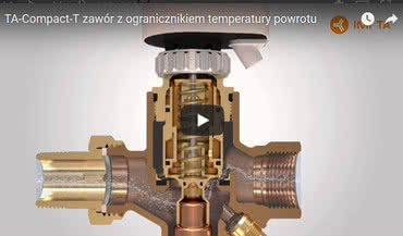 TA-Compact-T zawór z ogranicznikiem temperatury powrotu