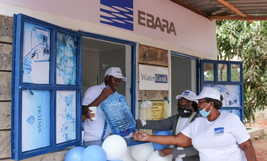 EBARA zapewnia czystą wodę mieszkańcom Kenii