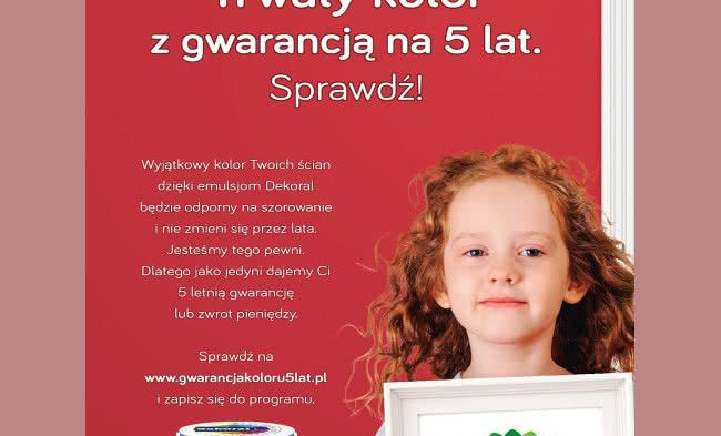 Nowy program gwarancyjny marki Dekoral