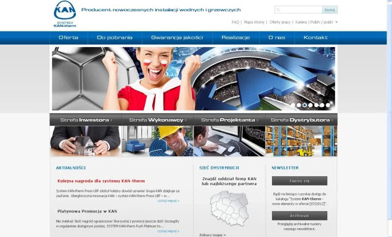 Nowa strona internetowa spółki KAN