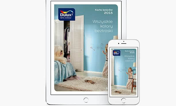Karta kolorów Dulux na urządzenia mobilne!