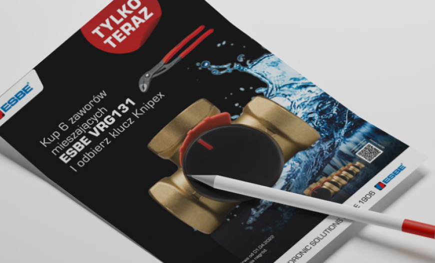 Promocja ESBE na zawory mieszające VRG131