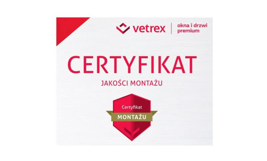 Certyfikowany montaż Vetrex