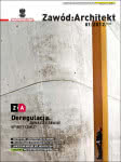 Okładka magazynu Zawód:Architekt 1/2012