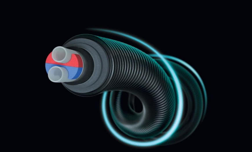 Efektywny przesył energii preizolowanymi rurami Uponor Ecoflex VIP