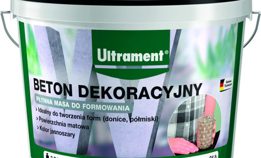 Beton dekoracyjny i Beton kreatywny od Ultrament