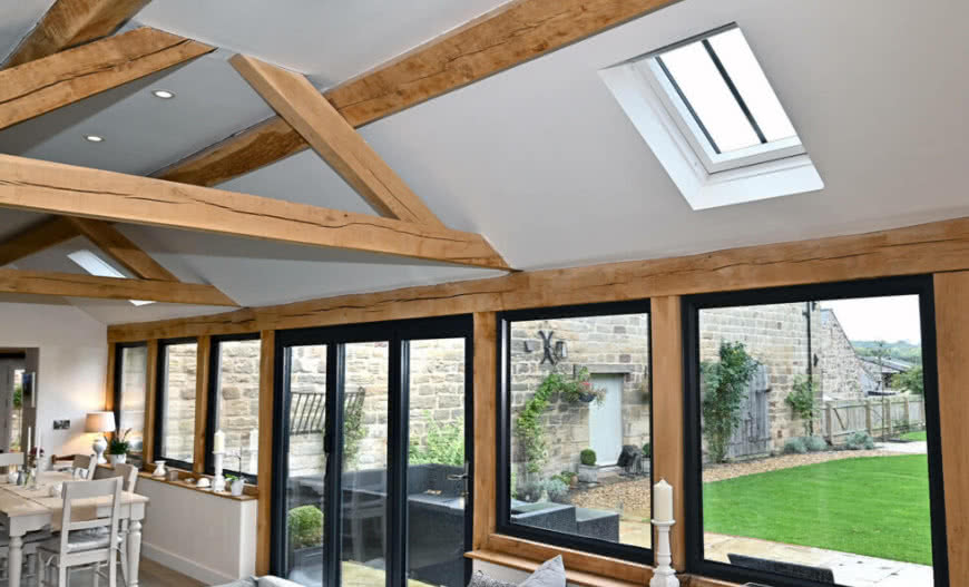 Stodoły na farmie Elms – połączenie historii z nowoczesnością