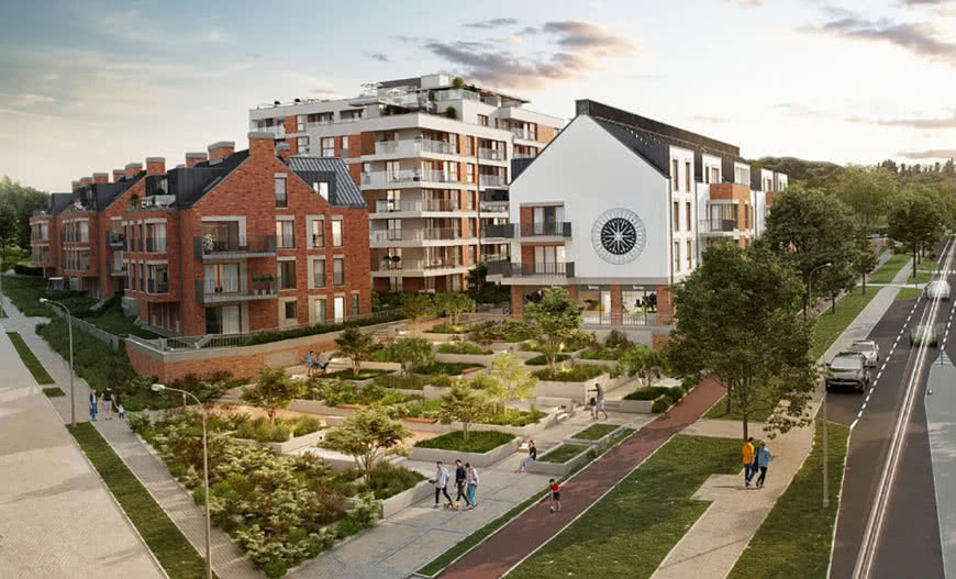 Schöck Isokorb®, Schöck Tronsole® i Schöck Dorn na osiedlu Perspektywa w Gdańsku