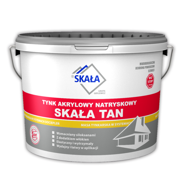 SKAŁA TAN Tynk akrylowy - natryskowy