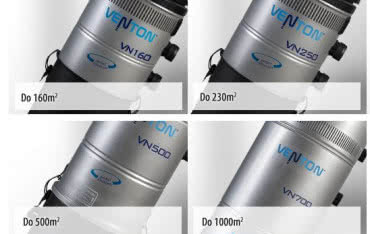 7 lat gwarancji na odkurzacze centralne Venton