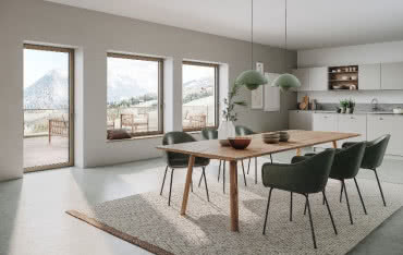 Okna Schüco AWS WoodDesign - fuzja aluminium i drewna