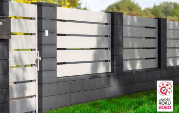 Certyfikat JAKOŚĆ ROKU® 2020 dla ogrodzenia ROMA firmy JONIEC®