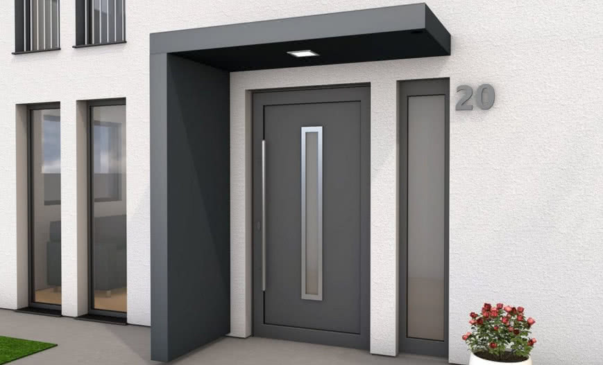 Prostokątne dachy BS w kształcie baldachimu