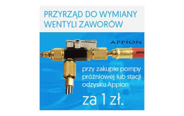 Przyrząd do wymiany wentyli zaworów w promocji 
